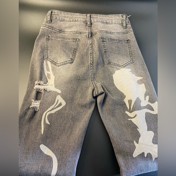 SHEIN | Ripped - High Waist Jeans | Straight Leg - Picture 4 of 4